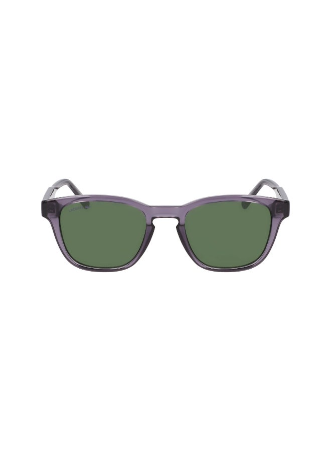 LACOSTE FULL RIM INJECTED LACOSTE SUNS L6026S N 5120 (035) TRANSPARENT GREY - Image 3