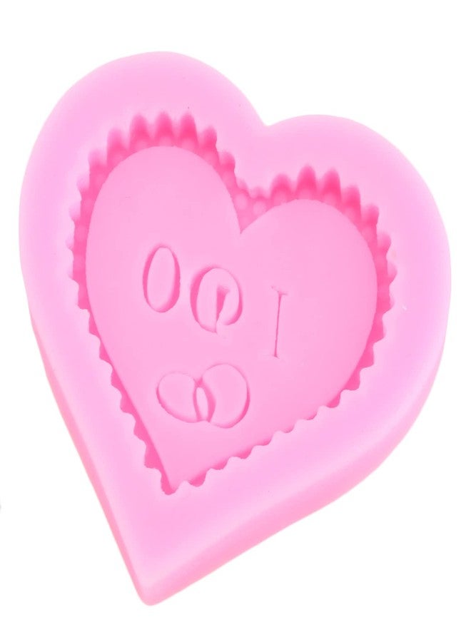 RFGHAC Heart Fondant Molds MR MRS I DO Silicone Mold Anniversary Engagement Mold Bride Groom Silicone Molds For Wedding Party Cake Decorating Cupcake Topper Polymer Clay Set Of 4 - Image 5