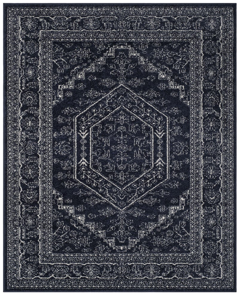 SAFAVIEH Area Rug 8x10 - Adirondack Collection - Large - Navy & Ivory, Oriental Medallion Design, Non-Shedding & Easy to Clean, Ideal for Living Room, Bedroom, Dining Space (ADR108N) - Image 2