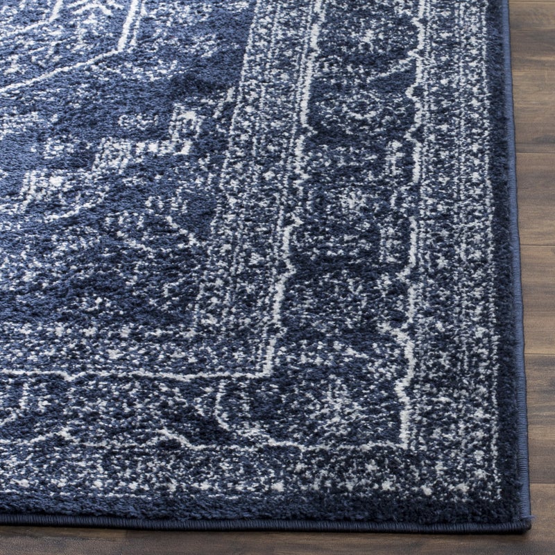SAFAVIEH Area Rug 8x10 - Adirondack Collection - Large - Navy & Ivory, Oriental Medallion Design, Non-Shedding & Easy to Clean, Ideal for Living Room, Bedroom, Dining Space (ADR108N) - Image 4
