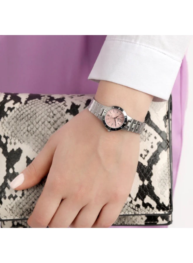 Casio LTP-1177A-4A1DF Women’s Stainless Steel Analog Watch – Elegant Silver Bracelet with Pink Dial - Image 4
