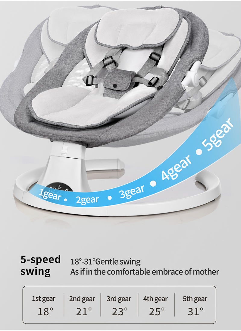 MaBaby - Electric Baby Rocker Bouncer, Baby Rocking Chair With Remote Control Support, Auto Baby Swing For Sleeping - Image 1