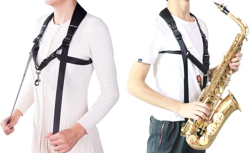 Rayzm Saxophone Strap for Adults and Kids, Adjustable Neoprene Memory Foam Padded Strap (SBR) for Alto/Tenor/Soprano/Baritone Saxophones - Image 5