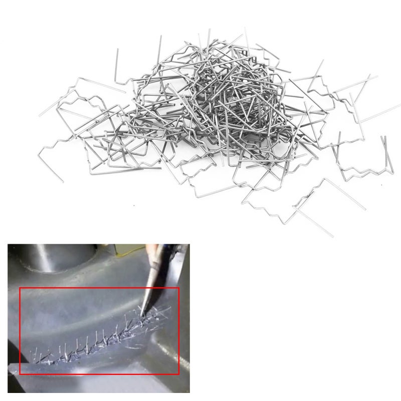 Bumper Repair Staples 0.6mm Stainless Steel Pre Cut - 100 Pack V Style S Style Wave Style for Plastic Welding - Image 5