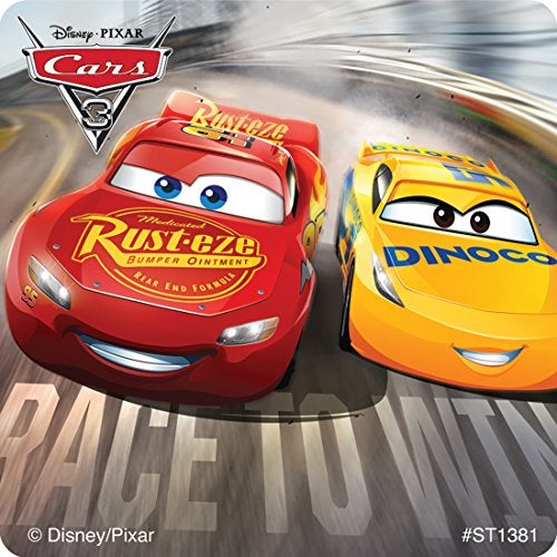 SmileMakers Cars 3 Movie Stickers - Prizes and Giveaways - 100 per Pack - Image 2