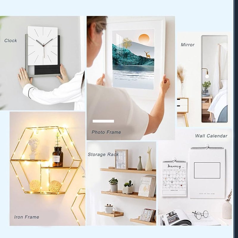 ABS Material Picture Hanger Tool With Bubble Level And Clear Scales For Wall Decoration - Image 3