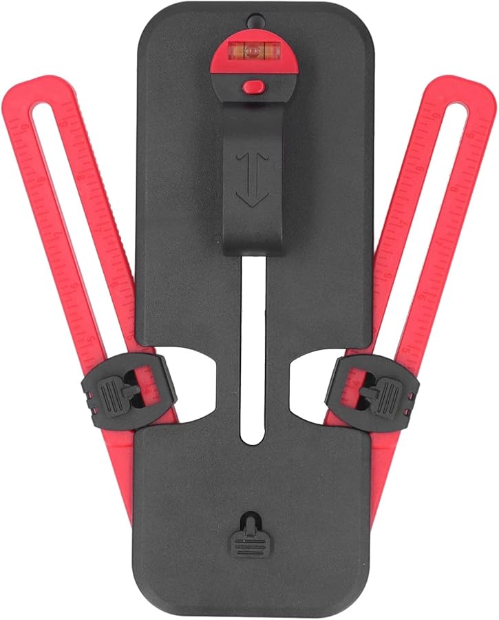 ABS Material Picture Hanger Tool With Bubble Level And Clear Scales For Wall Decoration - Image 2