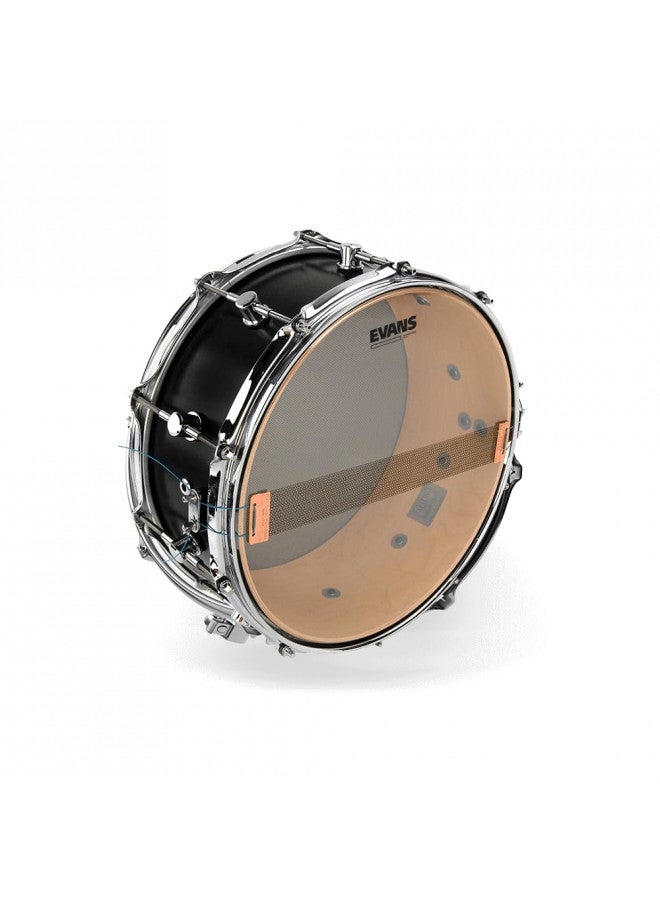 EVANS Evans Clear 500 Snare Side Drum Head - Single Ply 5mil Film Drumhead - Ideal for Deep Drums or Heavy Rock - 14 Inch  - Image 2