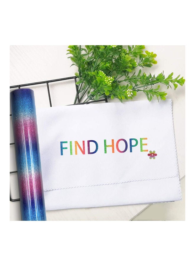 NIBEMINENT 1 Roll Heat Transfer DIY Multi-purpose PVC Clothes Decorative Adhesive Vinyl Sticker Mix Colour 30 x 25cm - Image 4