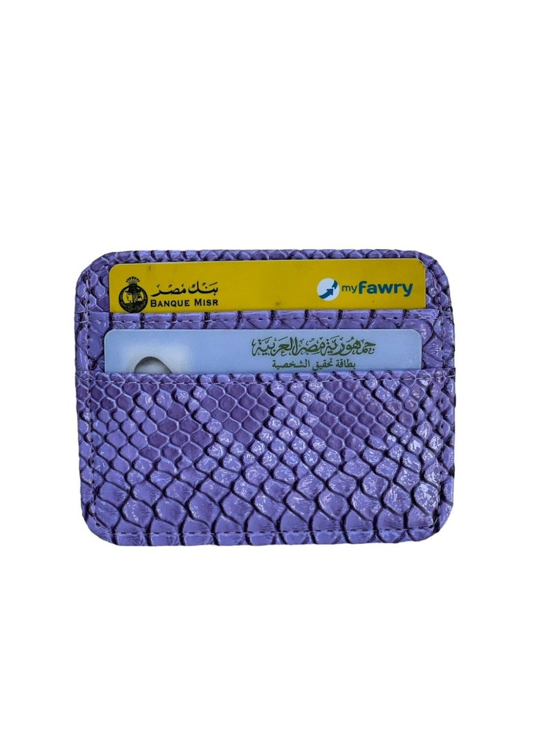 Slim Credit Card Holder Wallet,  Leather, Minimalist Design with Multiple Card Slots - Image 1