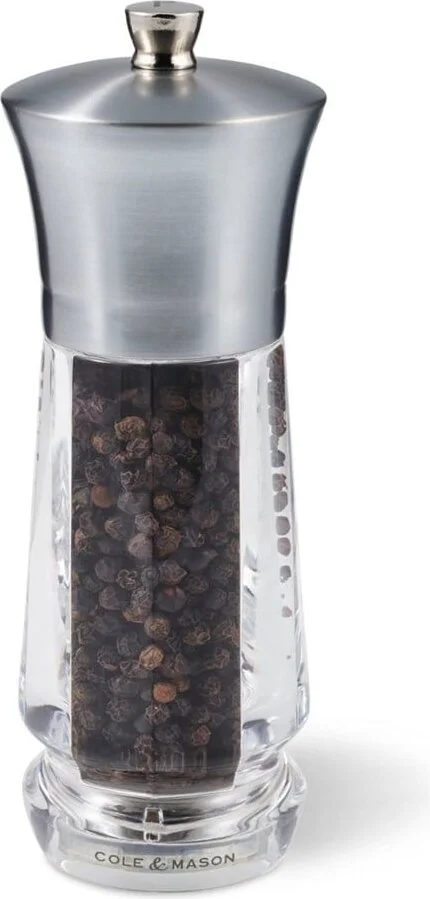 COLE & MASON Cole - Mason H321911 Exford 160mm Acrylic Pepper Mill