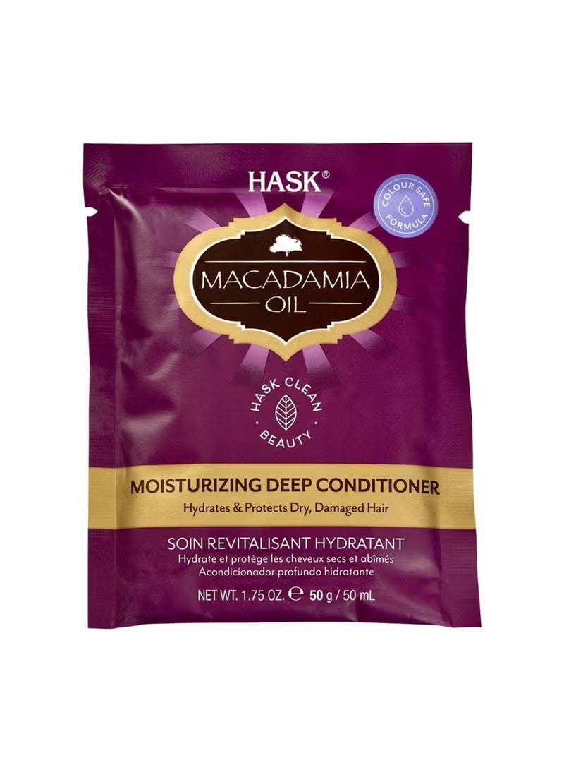 HASK Macadamia Oil Moisturizing Deep Conditioner For dry, damaged hair 50 g