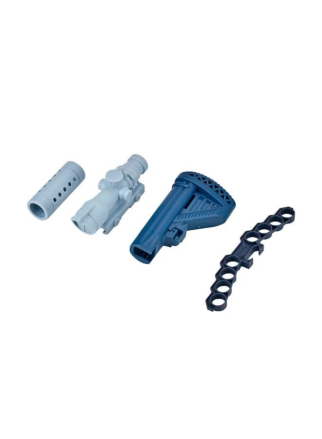 3-in-1 Kids Blaster Toy Gun | Shoots Foam Darts +  Bubble Blower with Sound Effects - Safe Action Toy Age 3+ - Image 2