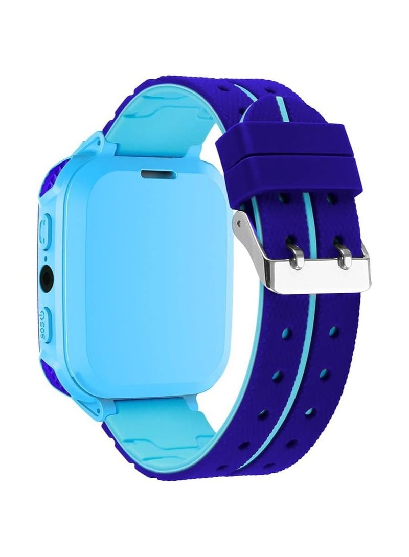 Smart Watch official - Q12 Smart Watch Kid Smartwatches Baby Watch with 1.44 Inches Waterproof Voice Chat Finder tracker and Anti Lost Monitor (Blue) - Image 2