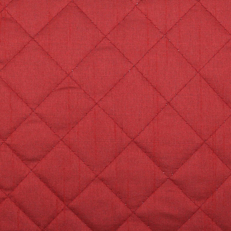 BUNIO Solid Colour Cross Stictch Silk Cushion Covers I Foam Padded I Square 16 x 16 inches Set of 5 Pieces Shade of REDMaroon - Image 4