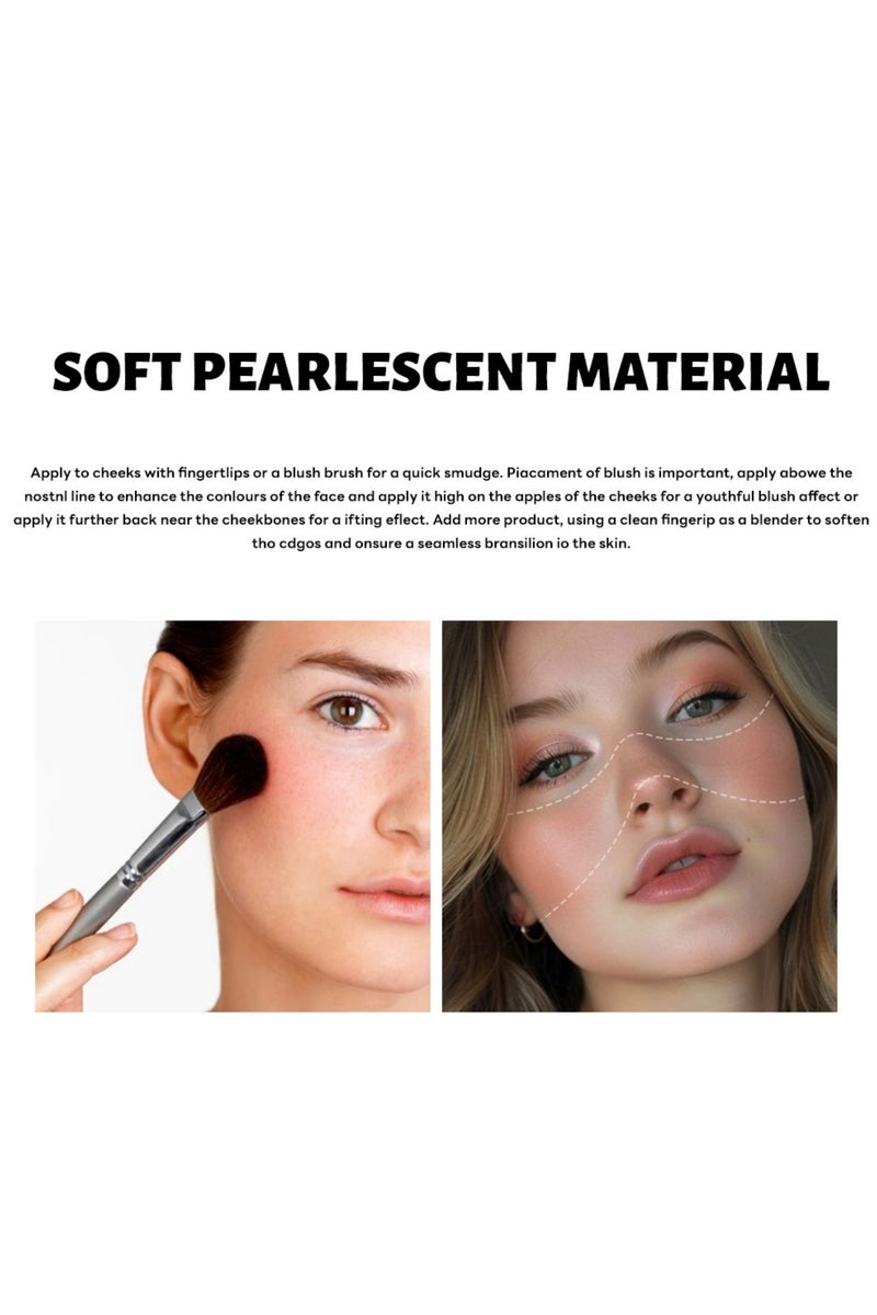 كلوبداي هايلايتر، أحمر خدود، مزج رخامي ومشرق، لمعان يدوم طويلاً يمتزج بسلاسة وسهولة لجميع ألوان البشرة - Image 4