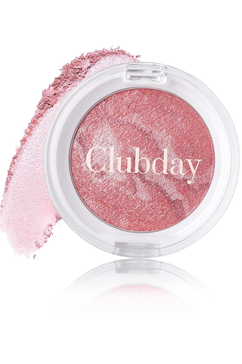 كلوبداي هايلايتر، أحمر خدود، مزج رخامي ومشرق، لمعان يدوم طويلاً يمتزج بسلاسة وسهولة لجميع ألوان البشرة - Image 1