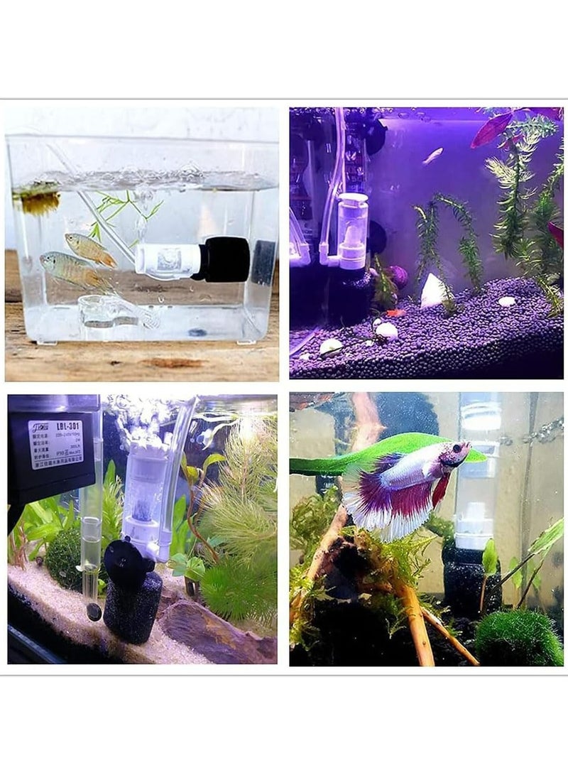 CMGTYYD Aquarium Filter, Sponge Filter Internal Aquarium Filter, Strength and Durable Biochemical Sponge Filters Aquarium Quiet Air Pump Filter for Small Fish Tank Shrimp Aquarium Hobbyist - Image 5