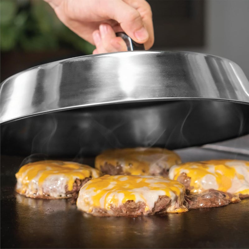 BLACKSTONE 1780 12” Round Basting Cover, Stainless Steel - Image 2