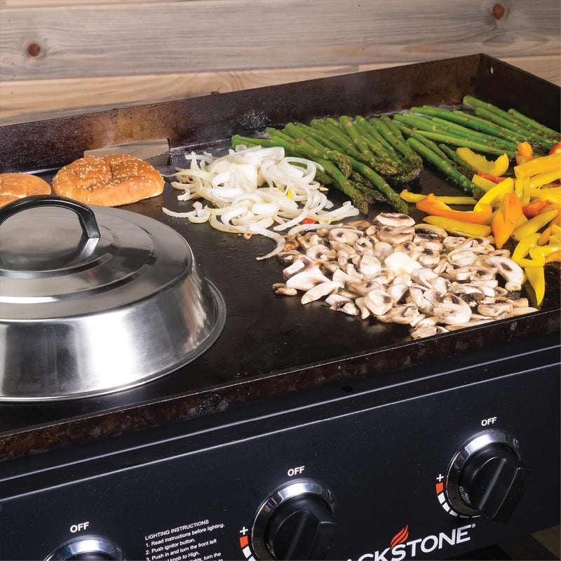 BLACKSTONE 1780 12” Round Basting Cover, Stainless Steel - Image 3