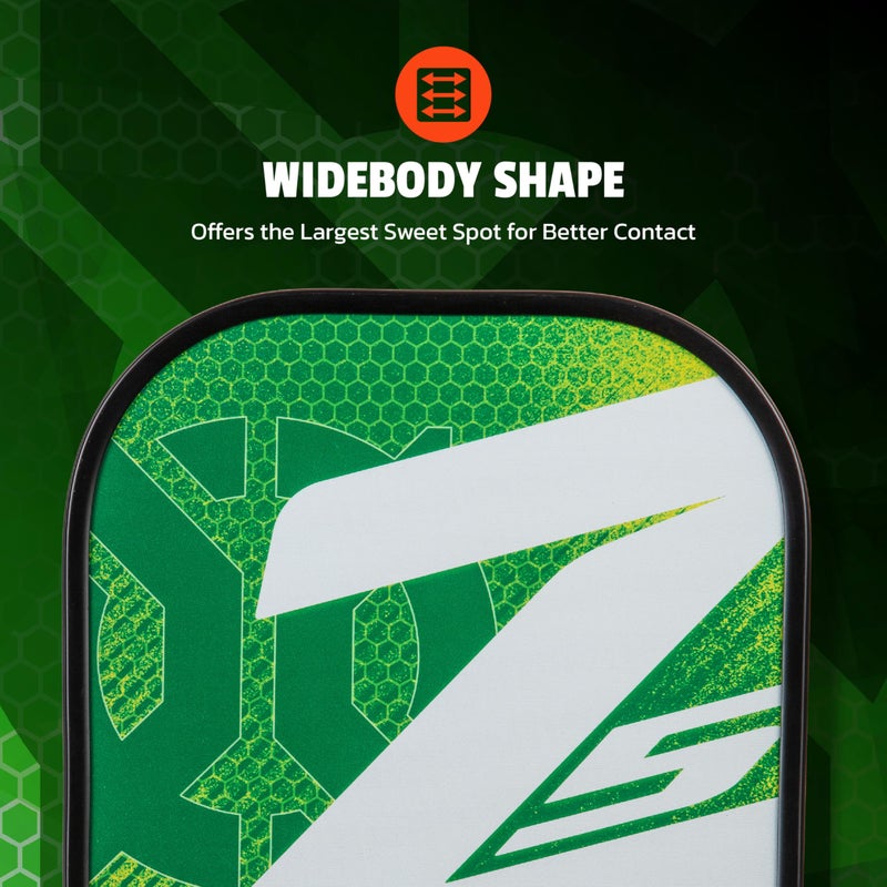 Onix Graphite MOD Z5 Carbon Fiber Pickleball Paddle with Wide-Body Shape, Honeycomb Core, Graphite Face & Cushion Comfort Pickleball Paddle Grip - Image 4