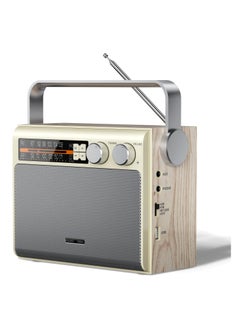 Generic Portable FM AM Radio Bluetooth Radio With Best Reception Transistor Radio Plug In Wall Or Battery Powered Radio With Headphone Jack USB Aux Input Speaker  - Image 1
