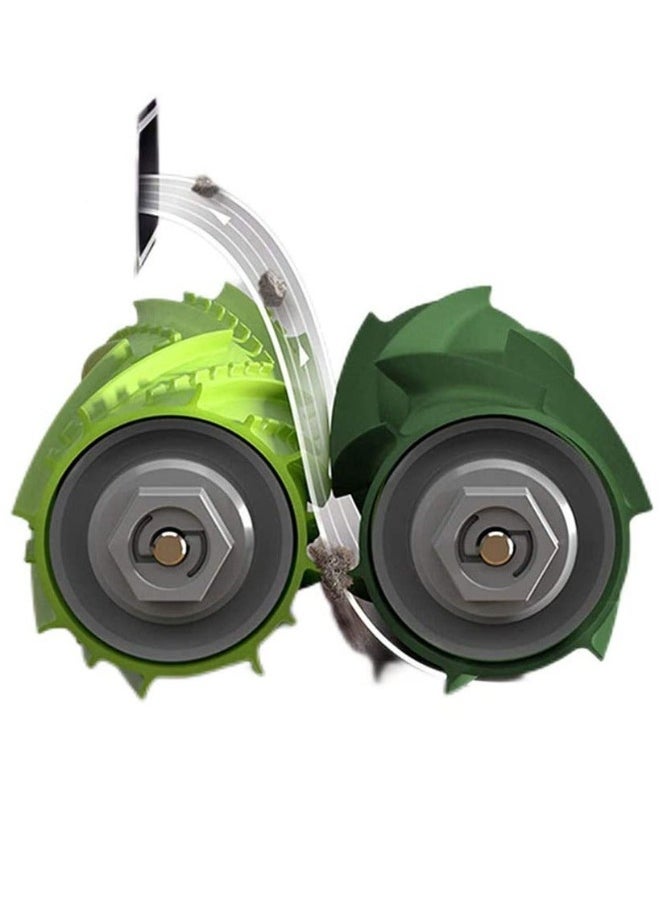 2 Set Replacement Parts Roller Brushes Compatible for Roomba E I and J Series J7 J7+ i7 i7+ i3 i4 i6 i6+ i8 i8+Plus E5 E6 E7 Vacuum Cleaner Accessories Replenishment Kit