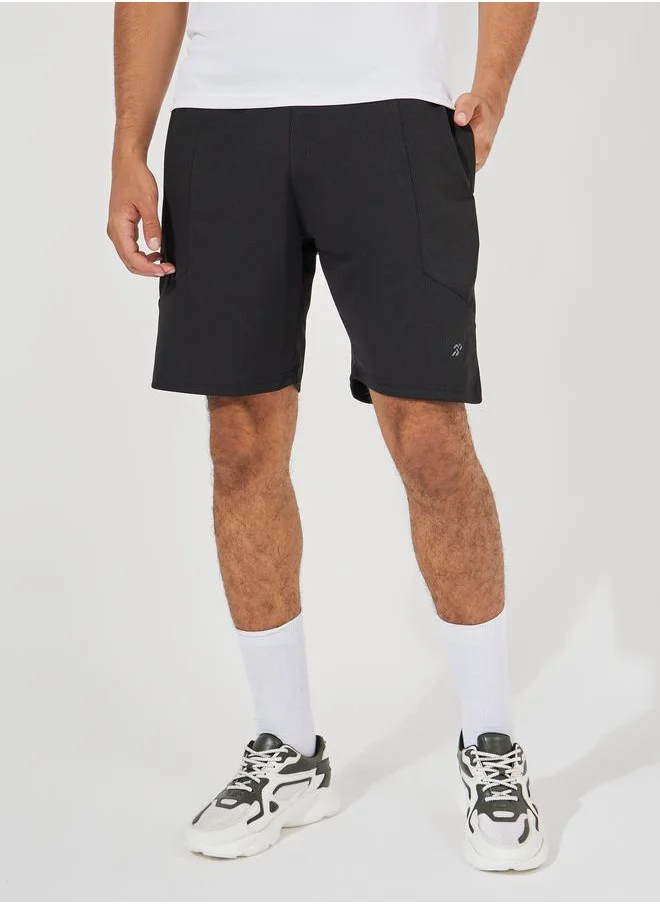 Styli Texture Knit 7" Training Shorts with Pockets