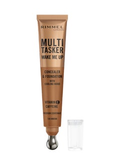 RIMMEL LONDON Multi-Tasker Wake Me Up Concealer & Foundation - 100 - Mocha, 20ml  - Image 1