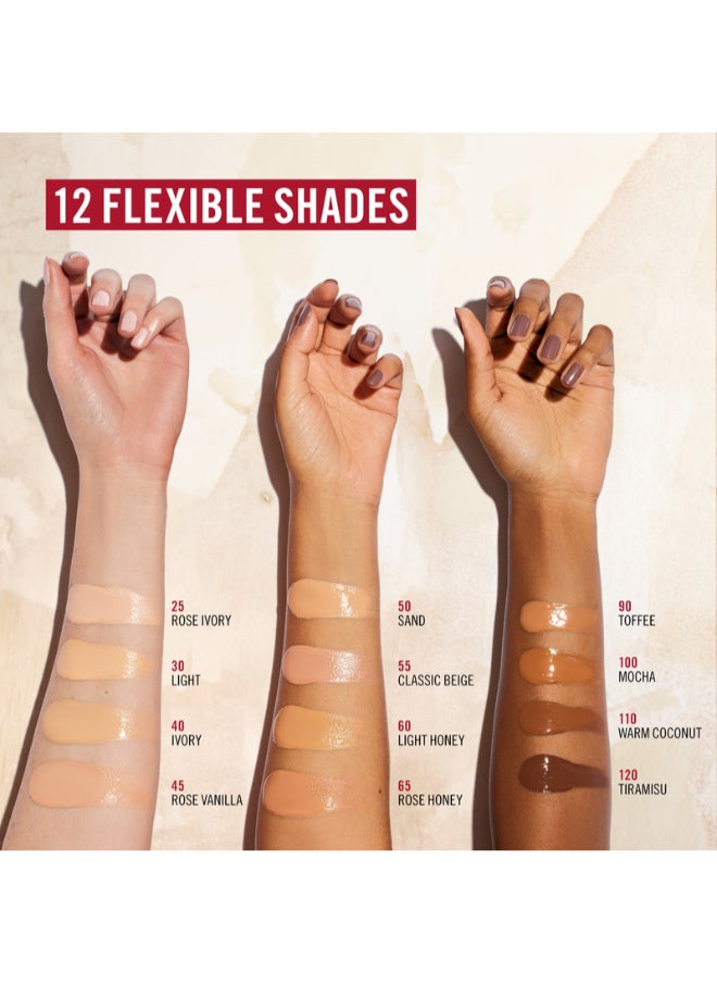 RIMMEL LONDON - Multi-Tasker Wake Me Up Concealer & Foundation - 100 - Mocha, 20ml - Image 1