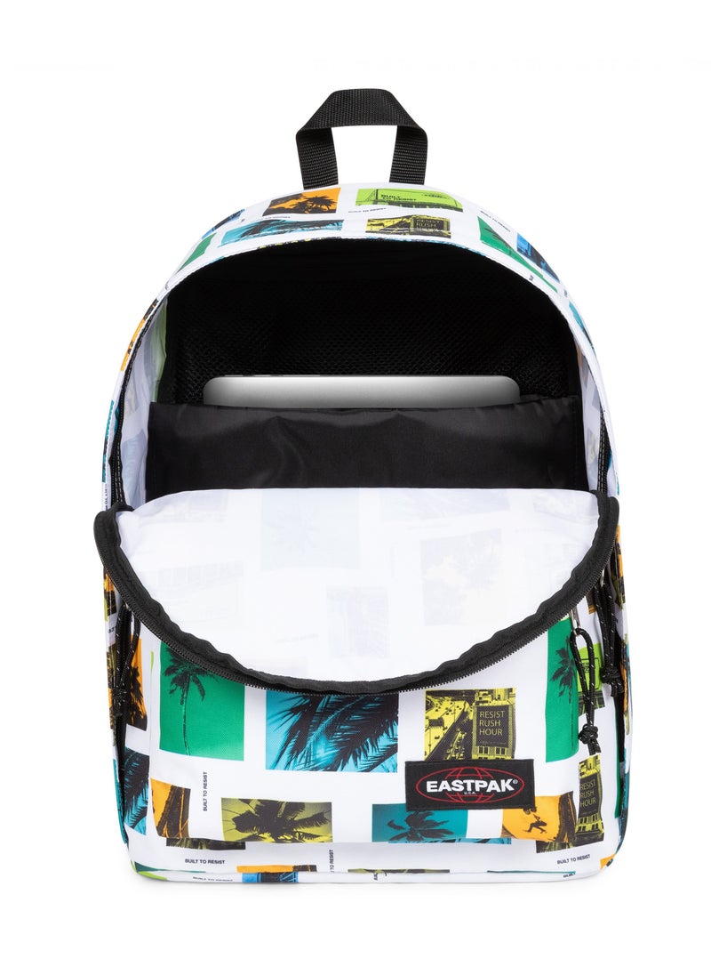 EASTPAK Out Of Office City Bay White Medium Backpack With Laptop Protection  - Image 2