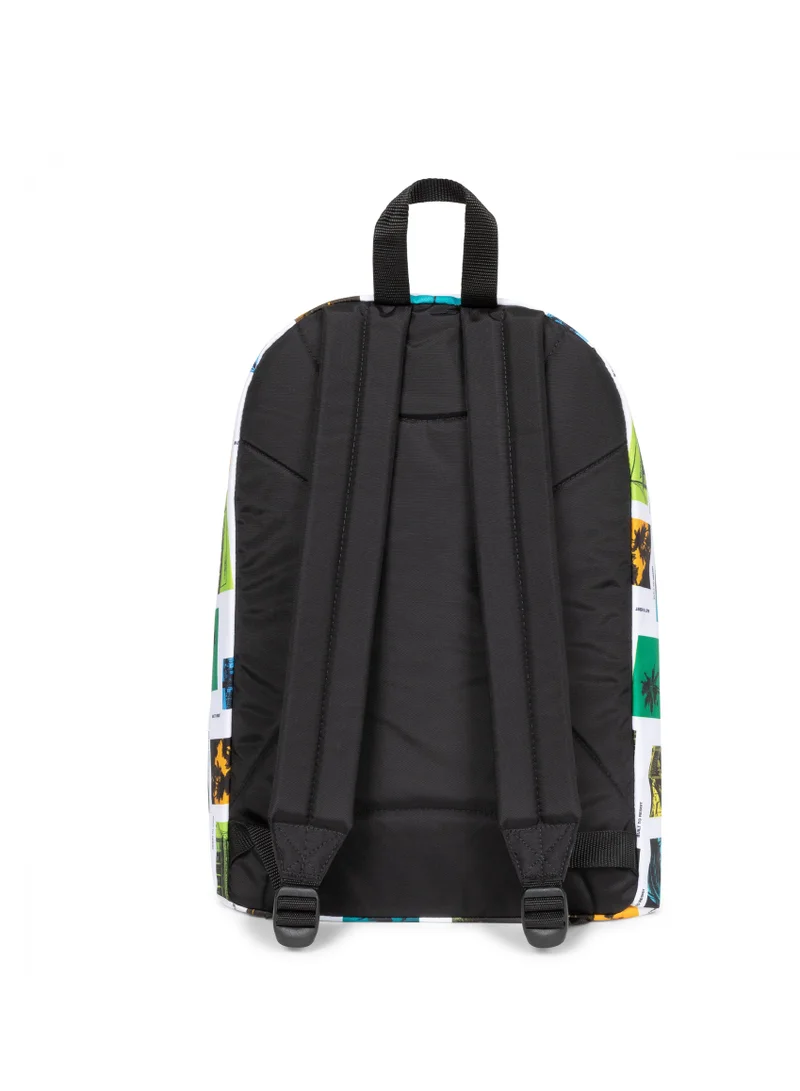 EASTPAK Out Of Office City Bay White Medium Backpack With Laptop Protection