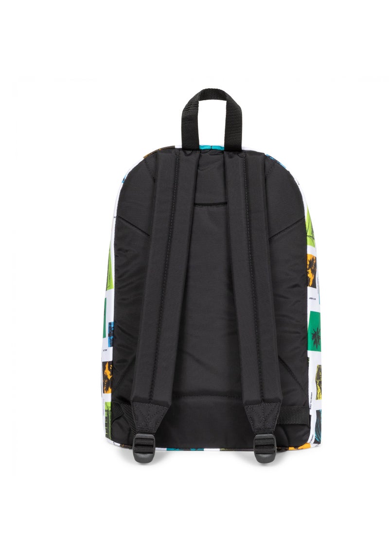 EASTPAK Out Of Office City Bay White Medium Backpack With Laptop Protection  - Image 3