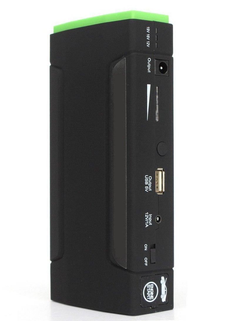 Generic Automobile Emergency Battery Booster Pack Power Bank with LED Flashlight Mobile Power Supply Car Jump Starter for Cars with LED Lighting Charging, 3-Bright Emergency Lights  - Image 1
