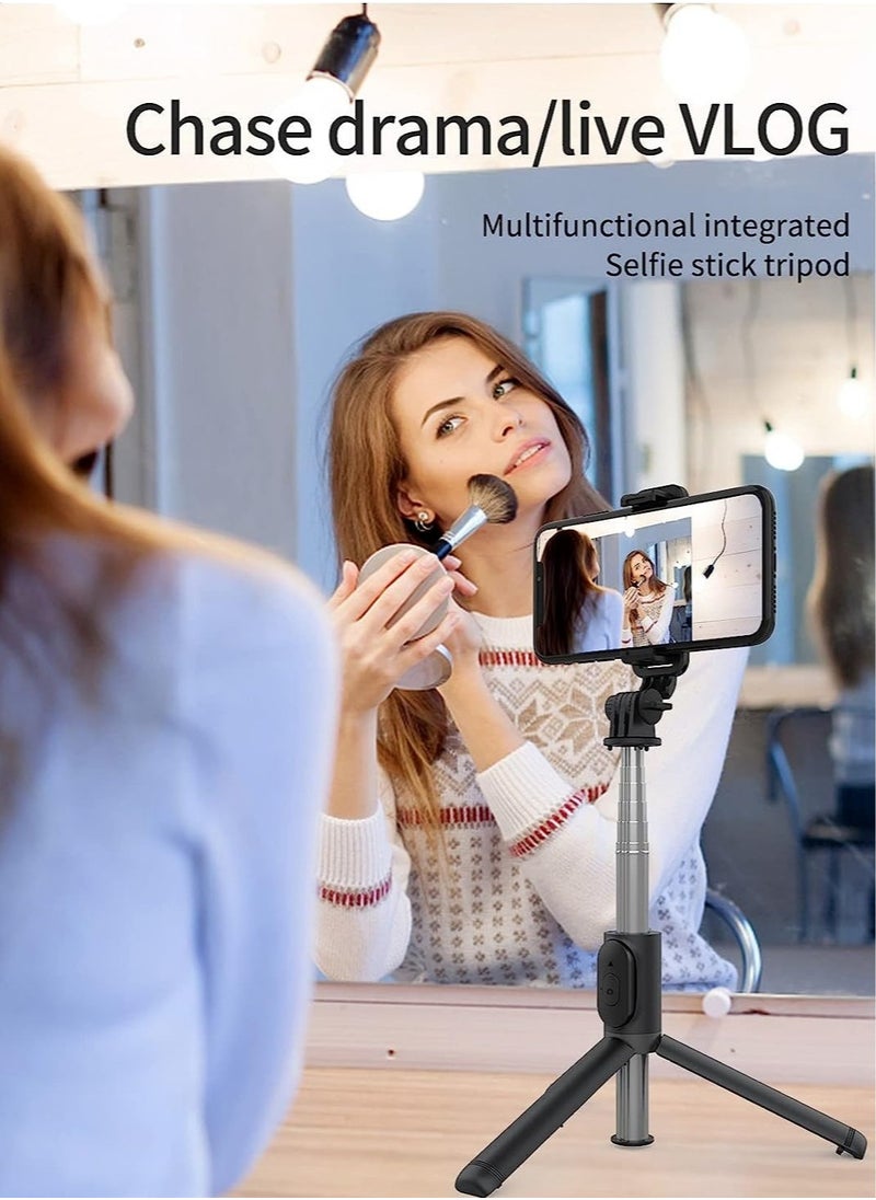 ELTRAZONE - Selfie Stick Tripod, Extendable Selfie Stick with Detachable Wireless Remote and Tripod Stand Selfie Stick for iPhone 11/12/13 Pro Max/X/XS/XR/8/8P/7/7P/6s/6 - Image 1