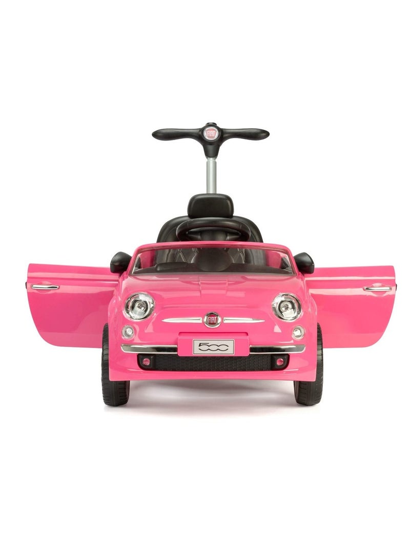 FIAT 500 Pushing Car - Pink - Image 2