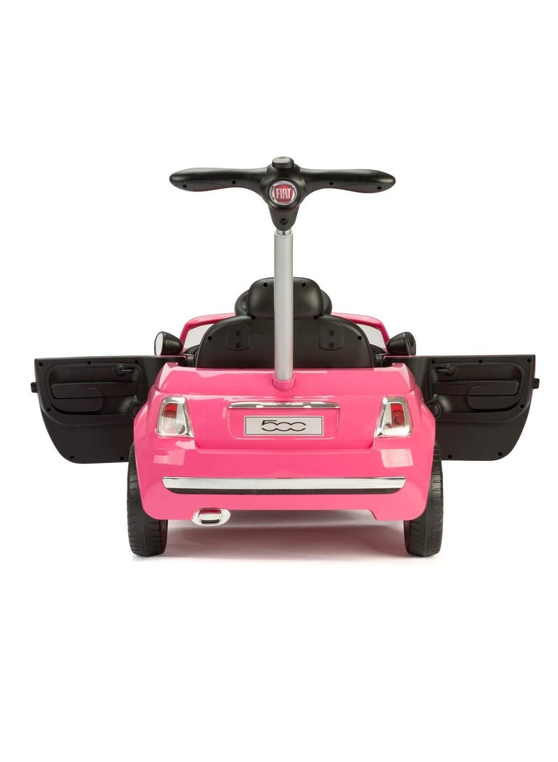 FIAT 500 Pushing Car - Pink - Image 3