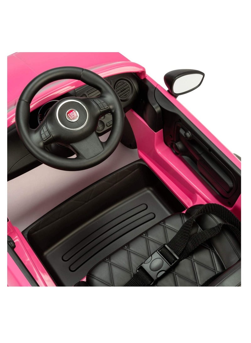FIAT 500 Pushing Car - Pink - Image 4