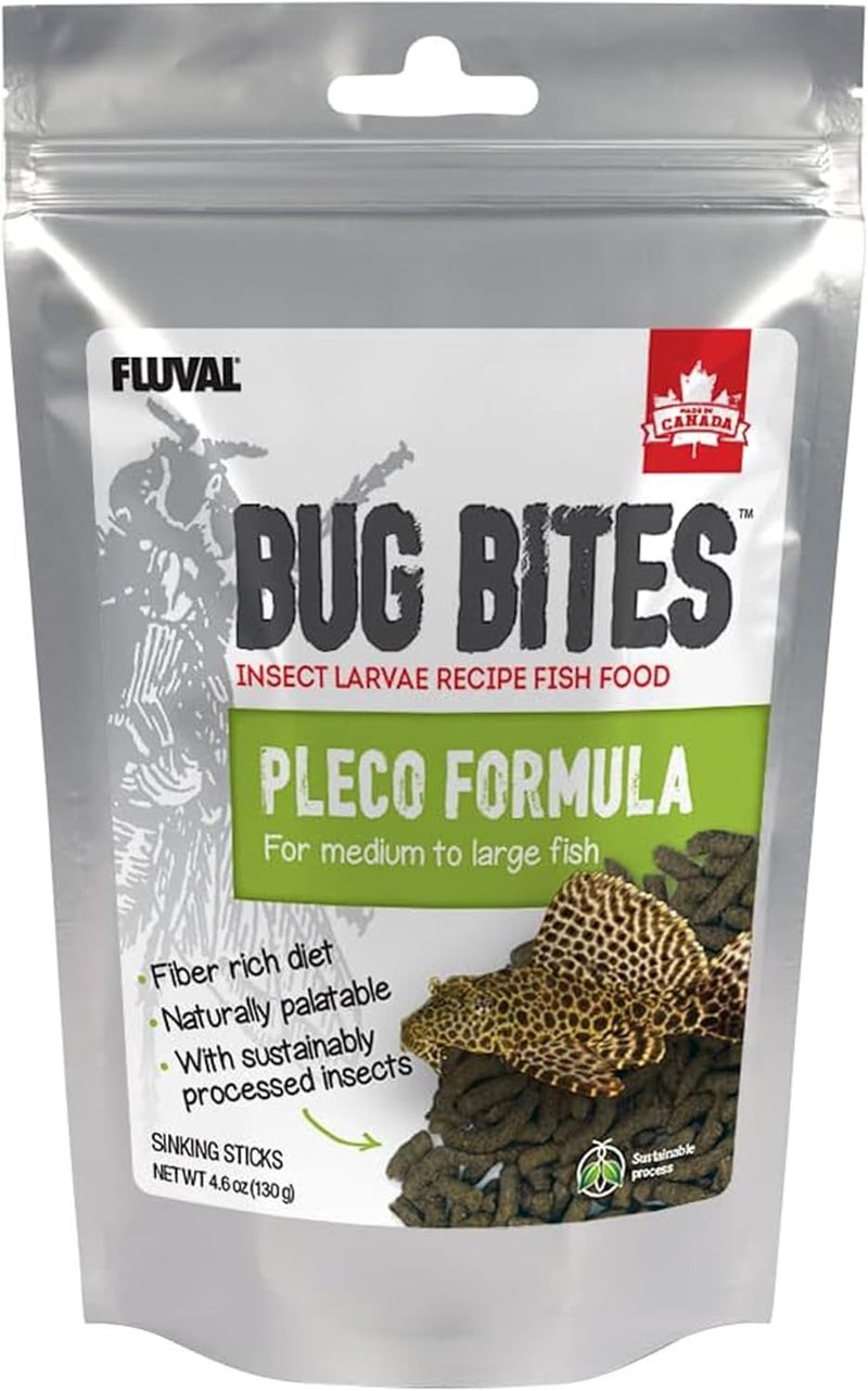 Fluval Bug Bites Bottom Feeder Fish Food, Sticks for Medium to Large Sized Fish, 4.59 oz., A6587 - Image 1