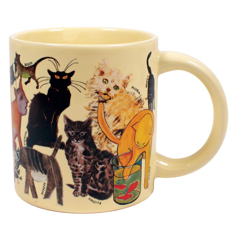 The Unemployed Philosophers Guild Artistic Cat Mug - Featuring Cats and Kittens from Famous Paintings Throughout Art History, Comes in a Fun Gift Box, 12 oz. - Image 5