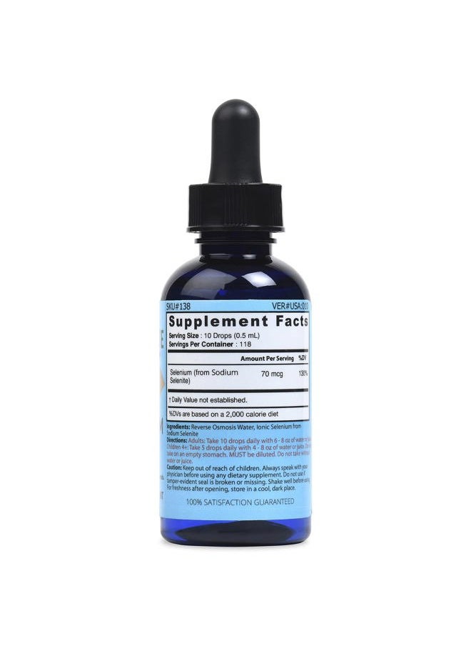 Good State Liquid Ionic Minerals - Selenium Ultra Concentrate - (10 drops equals 70 mcg) (100 servings per bottle)  - Image 5