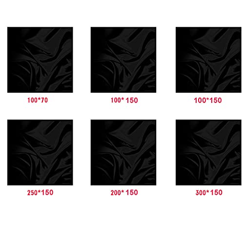 Erthree Black Velvet Photography Backdrop,Light Absorbing Non Reflective Solid Professional Black Background Cloth - Image 3