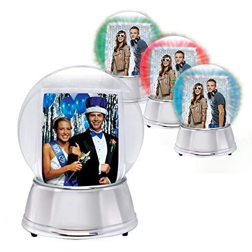 Neil Enterprises, Inc Neil Enterprises Inc. Large LED Light Up Photo Snow Globe w/Silver Base - Image 2