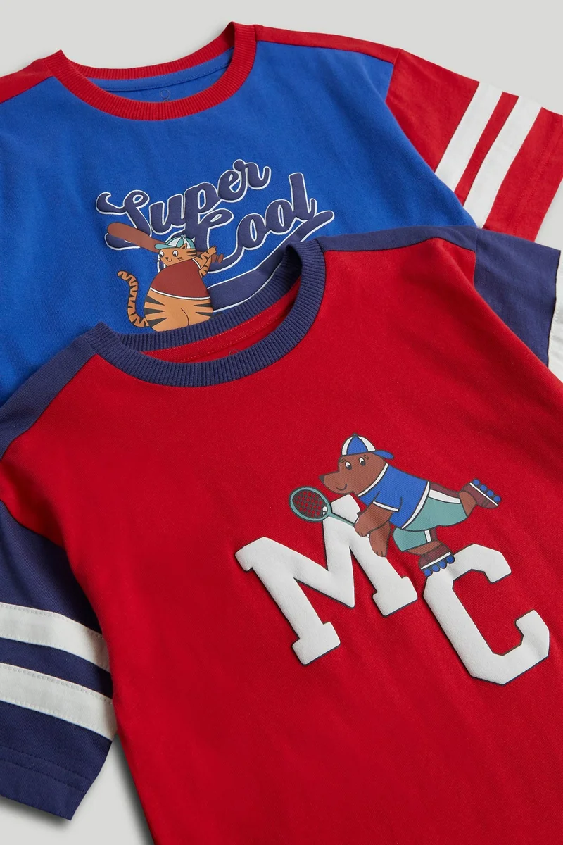 mothercare 2 Pack Sport Pyjamas