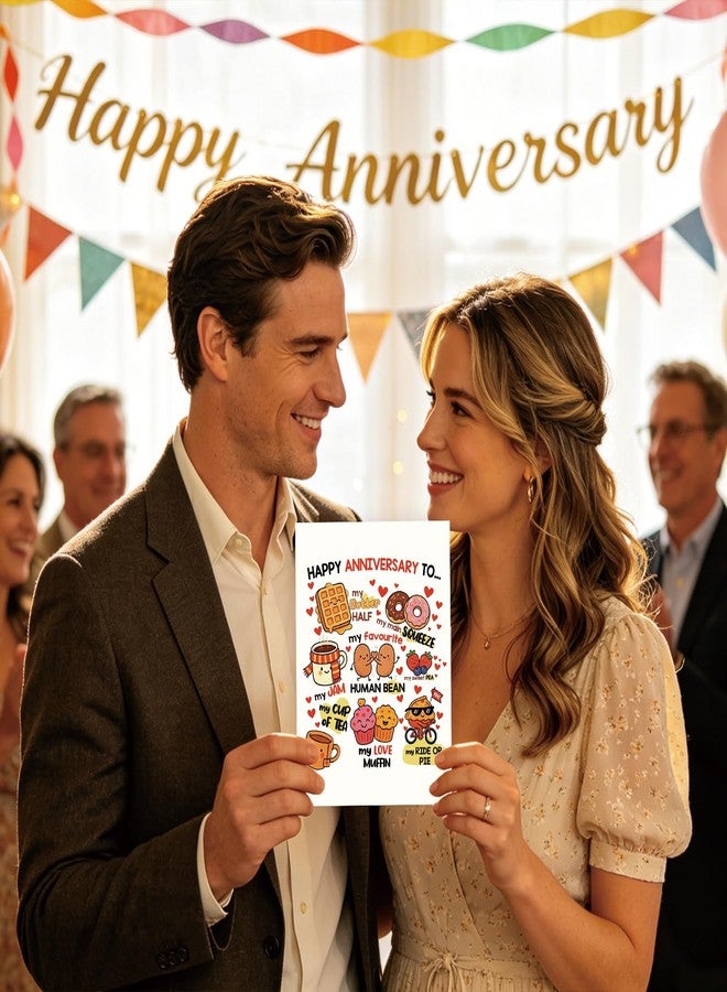Asmallgf Cute Anniversary Card Gifts for Women Men Him Her - Image 5