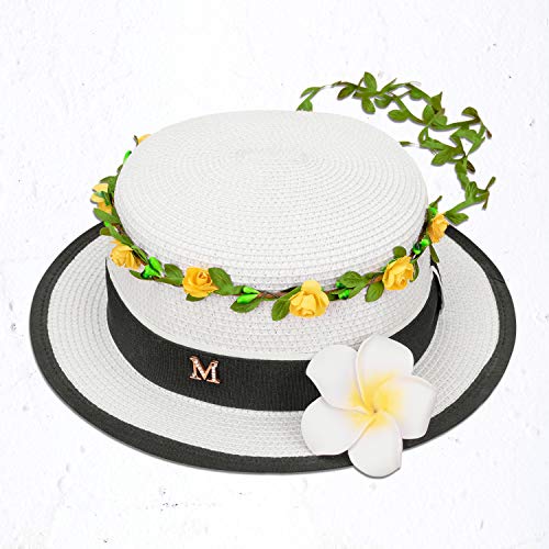 Awpeye 18PCS Multicolor Flower Crown Floral Wreath Headband Floral Crown Garland Headpiece Wedding Festival Party - Image 5