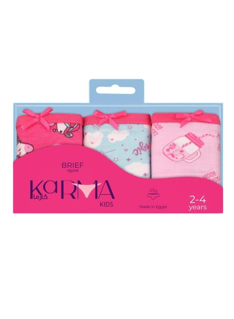 كارما باك يحتوي علي 3 قطع بانتيهات اندروير داخلي بنات