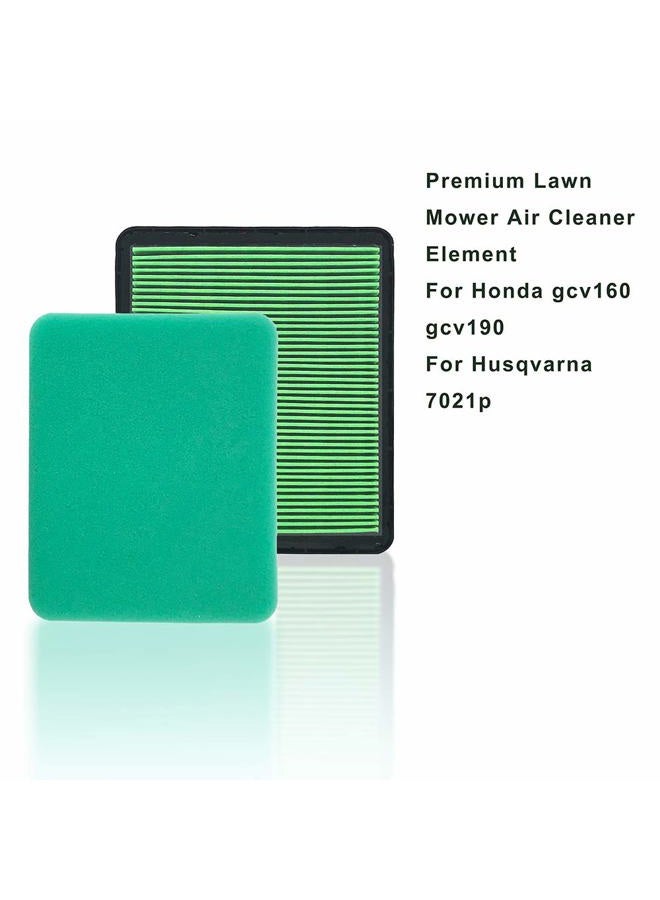 HEYZLASS GCV160 Air Filter + Pre Filter, for Honda Engine GC160 GC190 GCV190 GX100 17211-zl8-023, Replace Lawn Mower Flat OEM Air Cleaner - Image 5