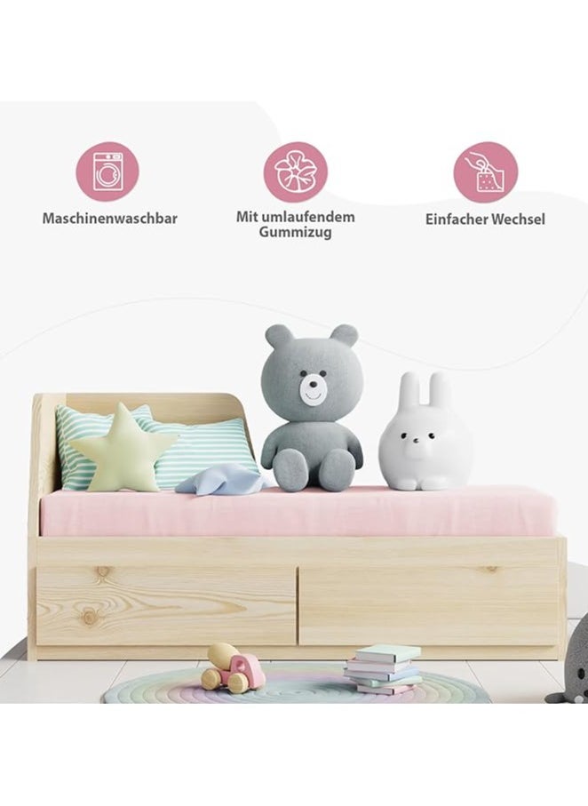 Moro Moro Soft & Breathable Mini Crib Sheet – 100% Cotton  - Image 3