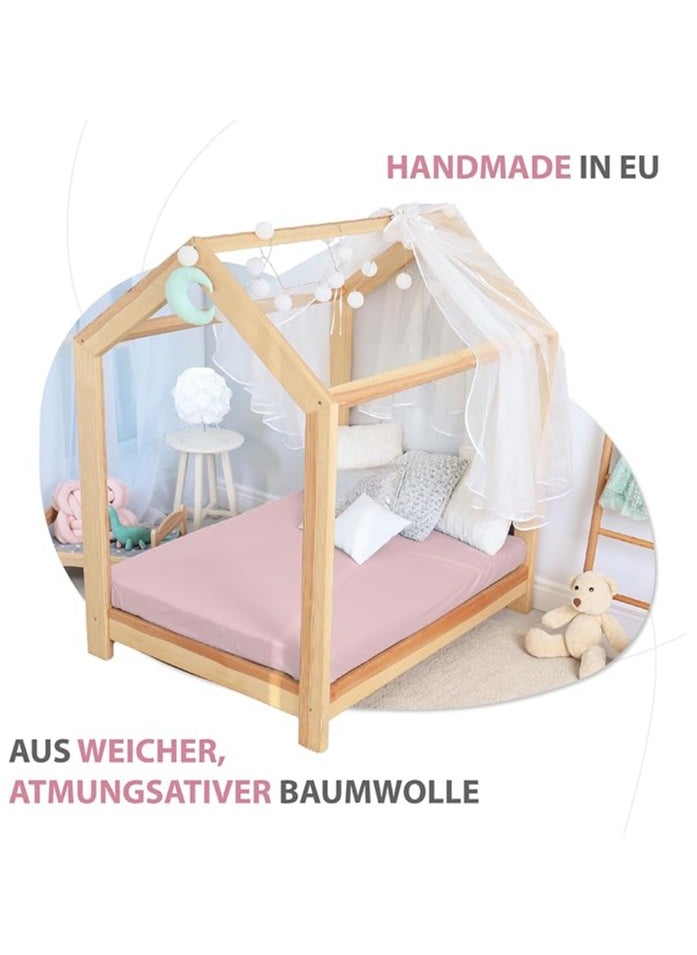 Moro Moro Soft & Breathable Mini Crib Sheet – 100% Cotton  - Image 4